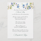 Het advies van het huwelijk wenst Blauwe Waterverf (Voorkant)