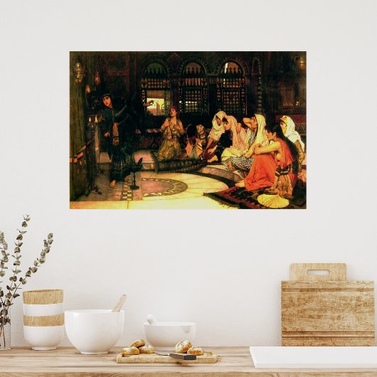 Het advies van Oracle (1882)~ Fine Art Canvas Poster (Keuken)