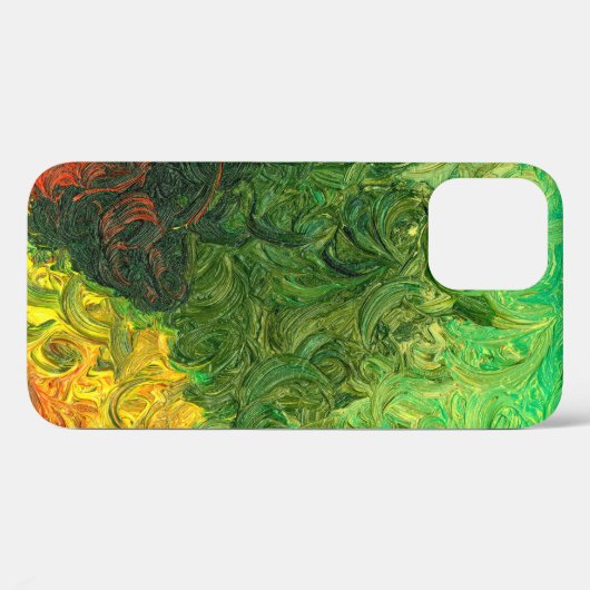 het afbeelding geschilderd in olie . achtergrondol Case-Mate iPhone case (Achterkant (horizontaal))