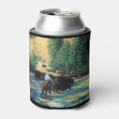 Het afbeelding is van de kunst, het ontwerp en het blikjeskoeler (Blikje Voorkant)