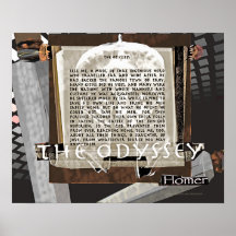 Het afbeelding Odyssey/de tekst