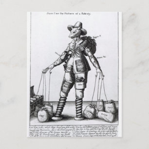 Het Afbeelding Pattenty', c.1641-50 Briefkaart