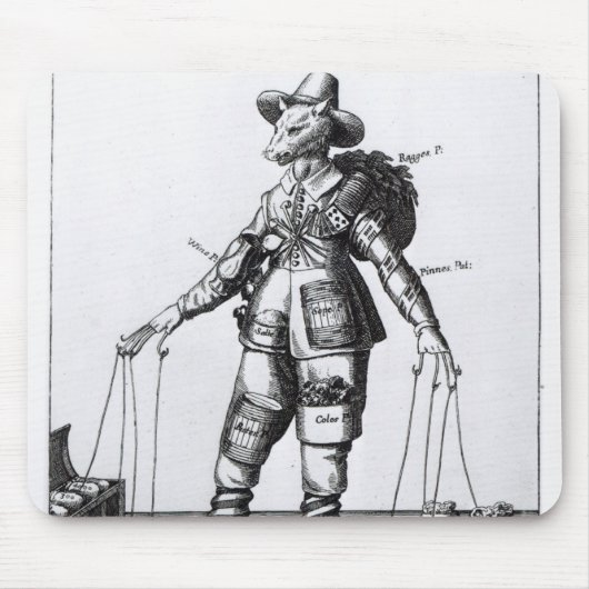 Het Afbeelding Pattenty', c.1641-50 Muismat (Voorkant)