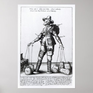 Het Afbeelding Pattenty', c.1641-50 Poster