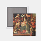 Het Afbeelding van de Adoratie van de Magi Magneet (Voorkant / Achterkant)