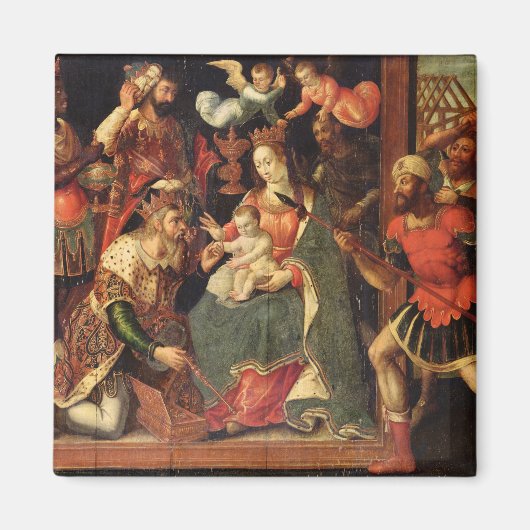 Het Afbeelding van de Adoratie van de Magi Magneet (Voorkant)