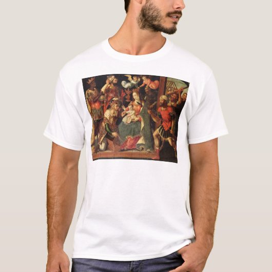 Het Afbeelding van de Adoratie van de Magi T-shirt (Voorkant)