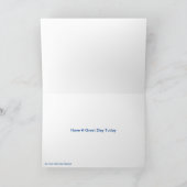 Het afbeelding van de cowboy voor het wenskaart kaart (Binnen)