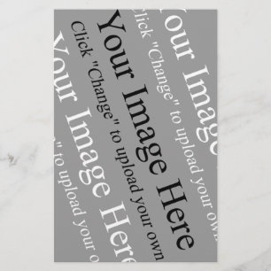 Het afbeelding van de douane en de Sjabloon van de Briefpapier