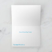 Het afbeelding van de haai voor het wenskaart van kaart (Binnen)