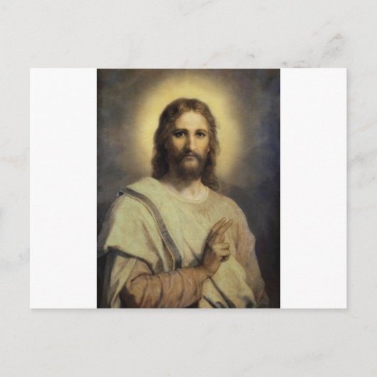 Het Afbeelding van de Heer - Heinrich Hofmann Briefkaart (Voorkant)