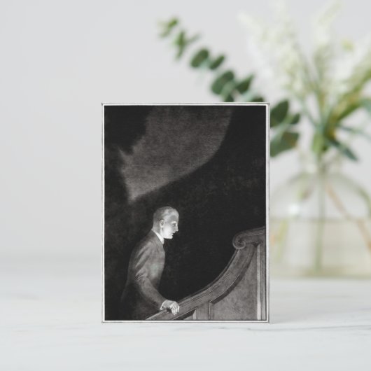 Het Afbeelding van de  illustratie van Dorian Gray Briefkaart (Staand voorkant)