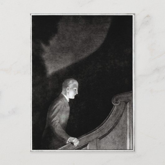 Het Afbeelding van de  illustratie van Dorian Gray Briefkaart (Voorkant)