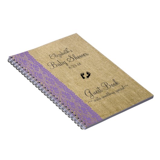 Het Afbeelding van de Lavender van het Lavender Ba Notitieboek (Rechterzijde)