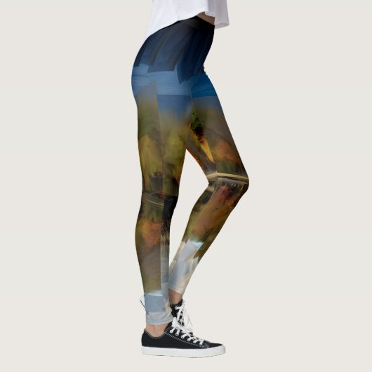 Het Afbeelding van de spiegel van de Verduisterde  Leggings (Rechts)