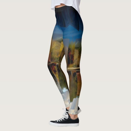 Het Afbeelding van de spiegel van de Verduisterde  Leggings (Links)