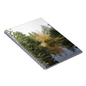 Het afbeelding van de tuinscène, mooie bomen... notitieboek (Rechterzijde)
