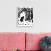 Het Afbeelding van Dorian's Cat Canvas Afdruk (Insitu (Woonkamer))