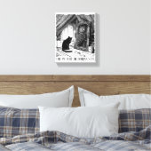 Het Afbeelding van Dorian's Cat Canvas Afdruk (Insitu (Slaapkamer))