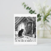 Het Afbeelding van Dorian's Cat Feestdagenkaart (Staand voorkant)