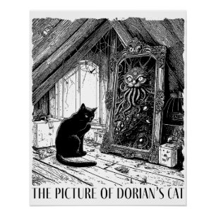 Het Afbeelding van Dorian's Cat Perfect Poster
