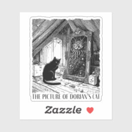 Het Afbeelding van Dorian's Cat Sticker