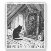 Het Afbeelding van Dorian's Cat Sticker (Voorkant)