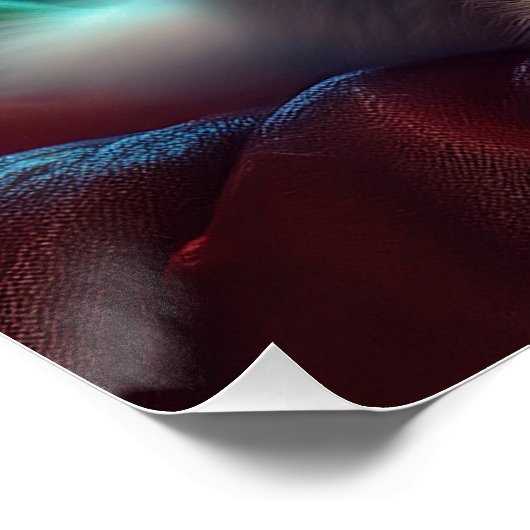 Het Afbeelding van een jonge albino Perfect Poster (Hoek)