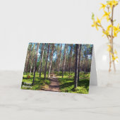 Het afbeelding van herten voor kaart (Gele Bloem)