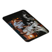 Het Afbeelding van het huwelijk Chic Modern Handsc Magneet (Rechterzijde)