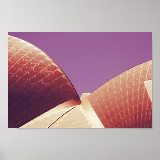 Het afbeelding van het Sydney Opera House Poster (Voorkant)