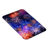 Het afbeelding van het vuurwerk voor de Magnet van Magneet (Rechterzijde)
