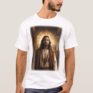 Het Afbeelding van Jesus Christ in HD T-shirt