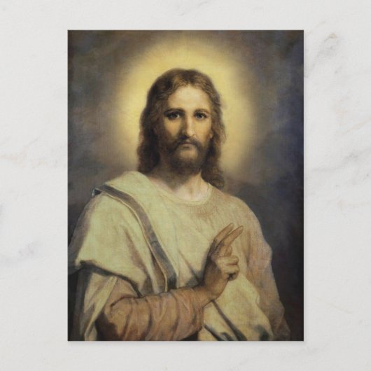 Het afbeelding van Lord - Heinrich Hofmann Briefkaart (Voorkant)