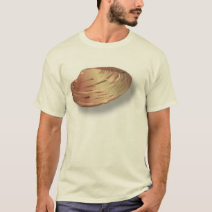 Het Afbeelding van Shell van het tweekleppige T-shirt