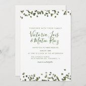 Het afbrokkelen Herfst najaar Waterverf bruiloft Kaart (Voorkant / Achterkant)