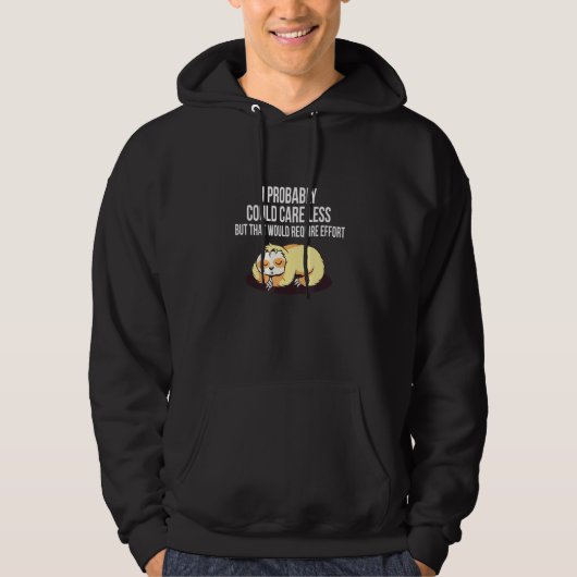 Het afdekken minder zou inspanning de grove Meme S Hoodie (Voorkant)