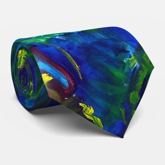 het afdrukontwerp van miro ledajaks zonder titel stropdas (Opgerold)