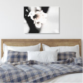 Het afgelopen voorjaar | Bloemenfotografie Canvas Afdruk (Insitu (Slaapkamer))