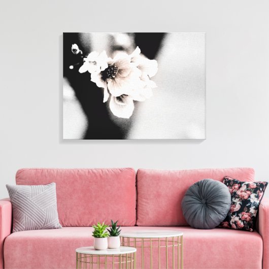 Het afgelopen voorjaar | Bloemenfotografie Canvas Afdruk (Insitu (Woonkamer))