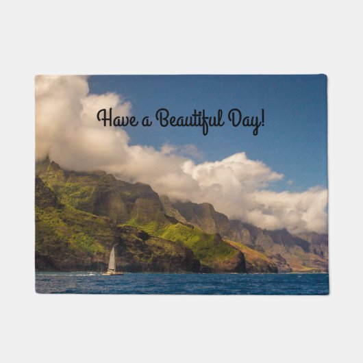 Het afleveren van de mat van de kustdeur (Voorkant)