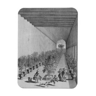 Het afnamenhuis van "De Nederlandze Hesperides" Magneet