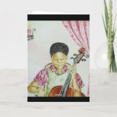 Het Afrikaanse Amerikaanse Wenskaart van de Dag Kaart (Achterkant)