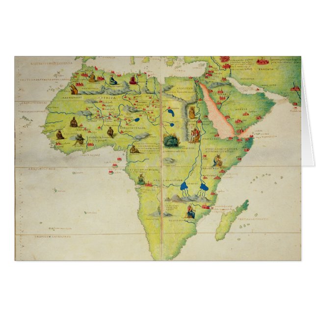 Het Afrikaanse continent (Voorkant Horizontaal)