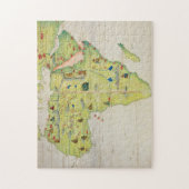 Het Afrikaanse continent Legpuzzel (Verticaal)