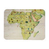 Het Afrikaanse continent Magneet (Horizontaal)