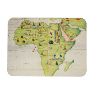 Het Afrikaanse continent Magneet