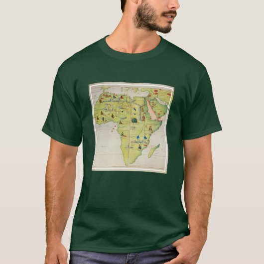 Het Afrikaanse continent T-shirt (Voorkant)