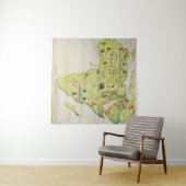 Het Afrikaanse continent Wandkleed (In Situ (horizontaal))