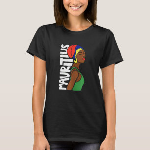 Het Afrikaanse erfgoed van Mauritius op Mauritius T-shirt